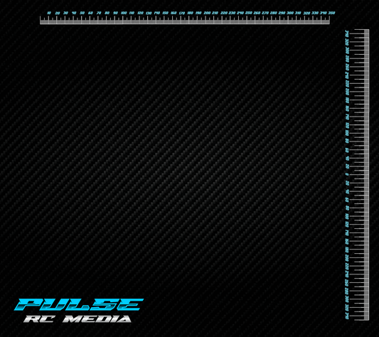 Pulse RC Precision Pit Setup Board made of durable carbon fiber for RC racing enthusiasts - 16x18 inches.
