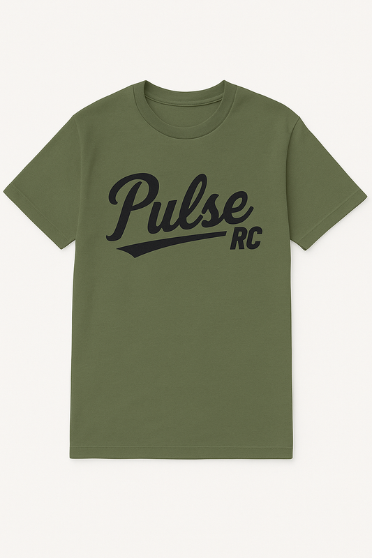 Pulse RC “Script Series” Tee (Olive)