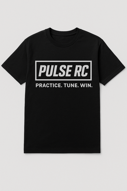 Pulse RC “Practice. Tune. Win.” T-shirt (Black)