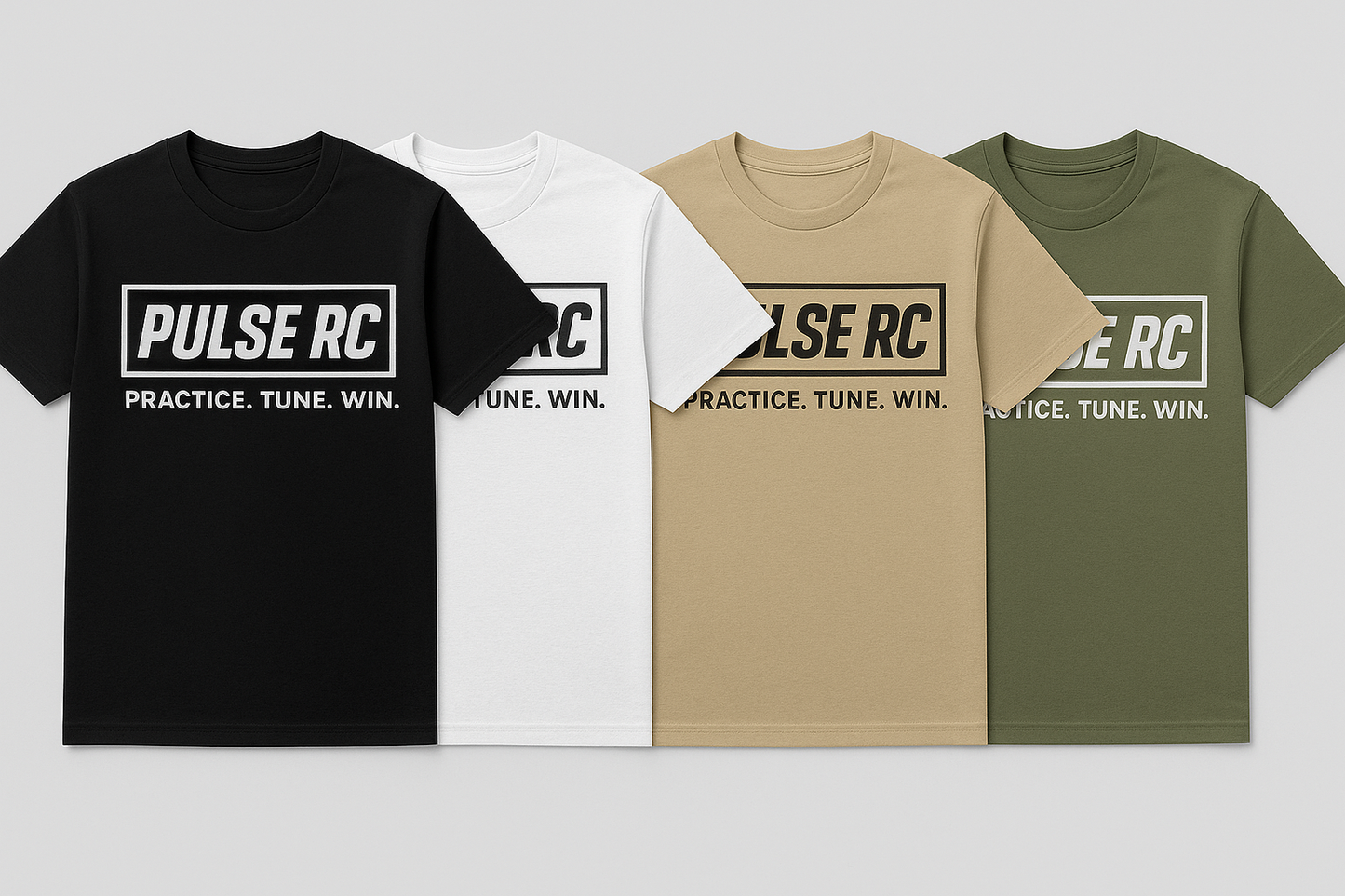 Pulse RC “Practice. Tune. Win.” T-shirt (Black)