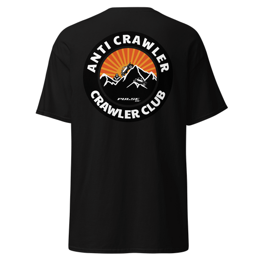 "Anti Crawler Crawler Club Pulse RC T-Shirt for RC Racing and Off-Road Enthusiasts"